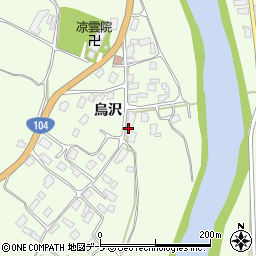 青森県八戸市櫛引烏沢48周辺の地図