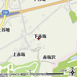 青森県八戸市十日市下赤坂周辺の地図