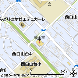 青森県八戸市西白山台周辺の地図
