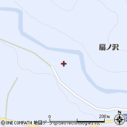 青森県三戸郡新郷村戸来新田周辺の地図