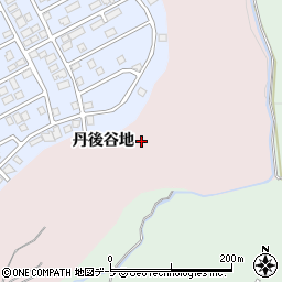 青森県八戸市根城丹後谷地周辺の地図