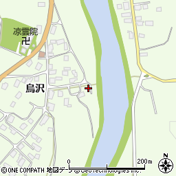 青森県八戸市櫛引烏沢40周辺の地図
