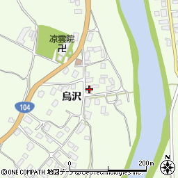 青森県八戸市櫛引烏沢29周辺の地図