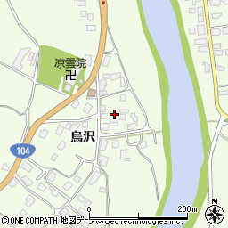 青森県八戸市櫛引烏沢28周辺の地図