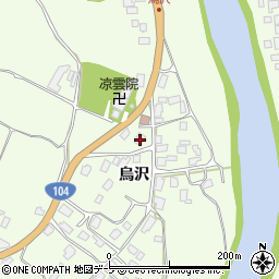 青森県八戸市櫛引烏沢27周辺の地図