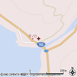 子ノ口公衆トイレ周辺の地図
