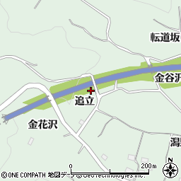 青森県八戸市是川追立周辺の地図