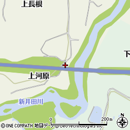 青森県八戸市石手洗上河原周辺の地図