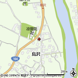 青森県八戸市櫛引烏沢18周辺の地図