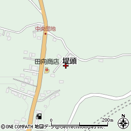 青森県八戸市是川堤頭周辺の地図