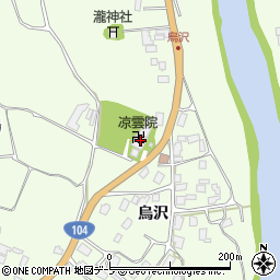 青森県八戸市櫛引烏沢4周辺の地図