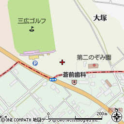 青森県八戸市大久保重右エ門窪周辺の地図