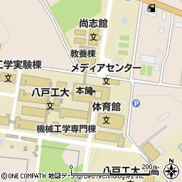 八戸工業大学周辺の地図