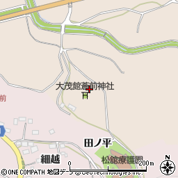 青森県八戸市妙大茂館周辺の地図