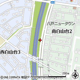 青森県八戸市西白山台3丁目27周辺の地図