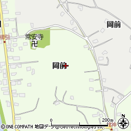 青森県八戸市櫛引岡前周辺の地図