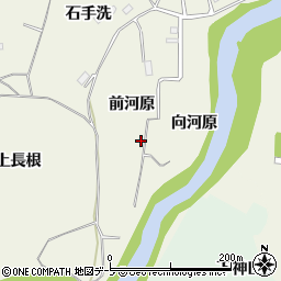 青森県八戸市石手洗前河原周辺の地図