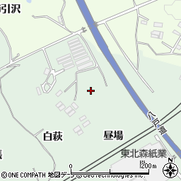 青森県八戸市上野昼場周辺の地図