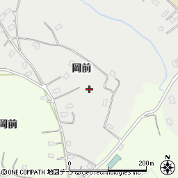 青森県八戸市八幡岡前周辺の地図