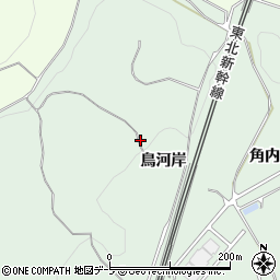 青森県八戸市上野鳥河岸周辺の地図