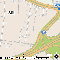青森県八戸市妙大開3-109周辺の地図