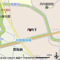 青森県八戸市妙丹内下周辺の地図