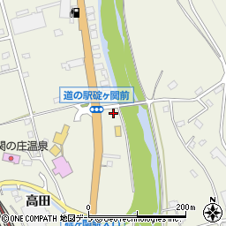 青森県平川市碇ヶ関雷林周辺の地図