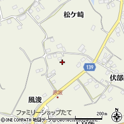 青森県八戸市十日市風浚周辺の地図
