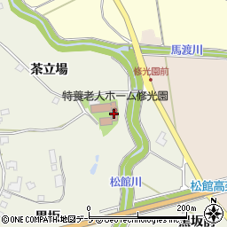 修光園ホームヘルパーステーション周辺の地図