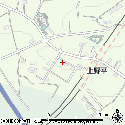 青森県八戸市櫛引上野平周辺の地図