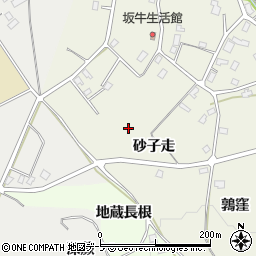 青森県八戸市坂牛（砂子走）周辺の地図