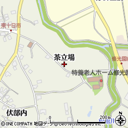 青森県八戸市十日市茶立場周辺の地図