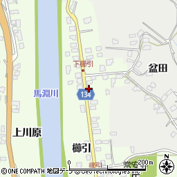 青森県八戸市櫛引櫛引65周辺の地図