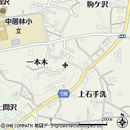 青森県八戸市石手洗一本木周辺の地図