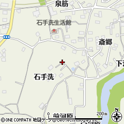 青森県八戸市石手洗石手洗周辺の地図