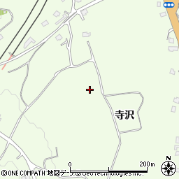 青森県八戸市櫛引寺沢周辺の地図