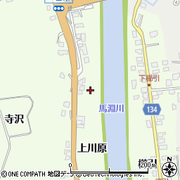 青森県八戸市櫛引上川原周辺の地図