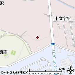 青森県八戸市田面木十文字平周辺の地図