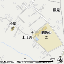 青森県八戸市八幡上ミ沢周辺の地図