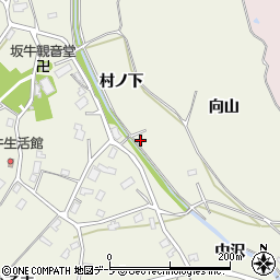 青森県八戸市坂牛村ノ下周辺の地図