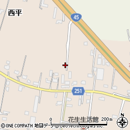 青森県八戸市妙西平57周辺の地図