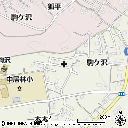 青森県八戸市石手洗駒ケ沢17周辺の地図