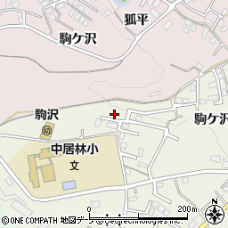 青森県八戸市石手洗駒ケ沢26周辺の地図