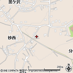 青森県八戸市妙分枝3周辺の地図