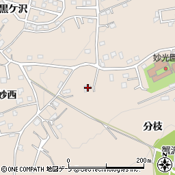 青森県八戸市妙分枝6周辺の地図