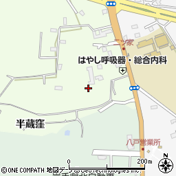 青森県八戸市沢里二ツ屋1-94周辺の地図