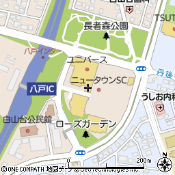 八戸白洗舎タウンセンター店周辺の地図