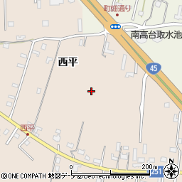 青森県八戸市妙西平周辺の地図