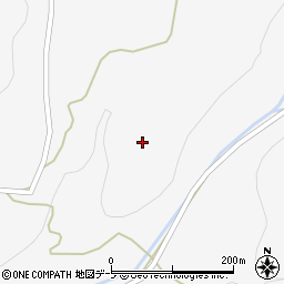 青森県平川市碇ヶ関古懸獅子喰沢周辺の地図