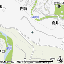 青森県平川市碇ヶ関古懸塚ノ平周辺の地図